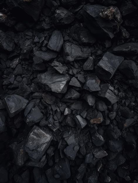 Premium AI Image A Black Coal Background