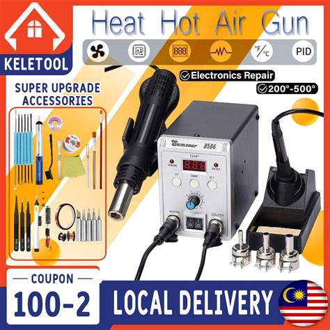 Jual In Hot Air Rework Soldering Iron Station Kit Precision Circuit Board Soldering Gun Kit