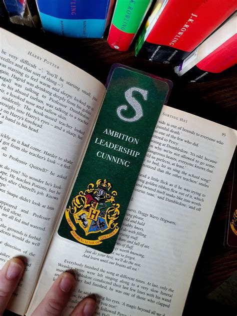 Hogwarts House Bookmark Harry Potter Etsy