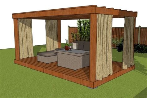 Lean To Pavilion Plans Myoutdoorplans