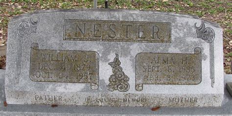 William John Nester 1879 1957 Find a Grave äreminne