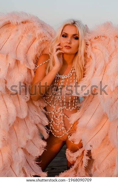 Sexy Woman Lingerie Wings Stock Photo Shutterstock