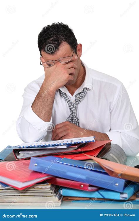 Overworked Employee Stock Images Image 29387484