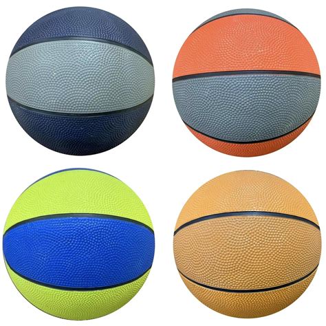 Elite Athletics 7" Mini Rubber Basketball Toy, Multicolor, Assorted ...