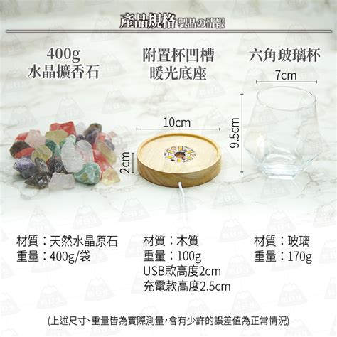 24h台灣出貨【送－香氛精油】六角水晶擴香燈 擴香石禮盒 水晶擴香石 水晶鹽燈 五行水晶 開運水晶 情人節禮物 職日生職人x日常x生活