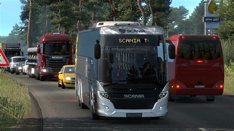 Bus Scania Touring Nueva Versi N Ets Mods Youtube