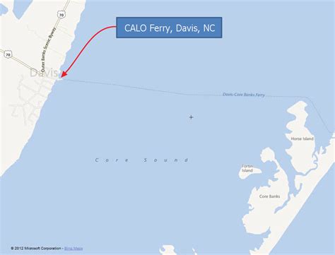 Maps & Charts | Davis, NC Ferry | Cape Lookout Cabins & Camps | South Core Banks Fishing & Camping