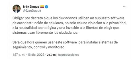 Iván Duque Arremetió Contra Gustavo Petro Por “autodestrucción” De