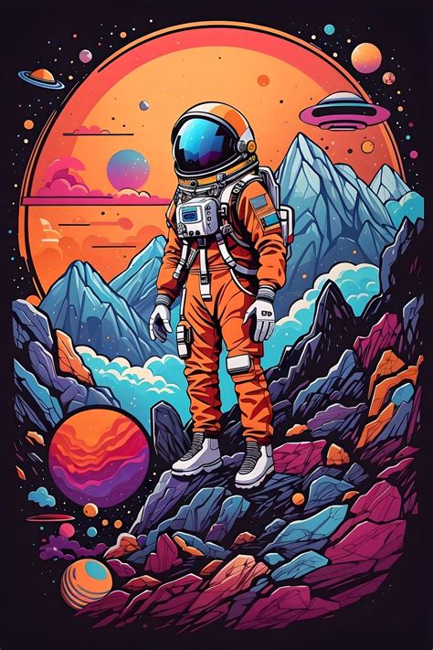 Astronaut Illustration