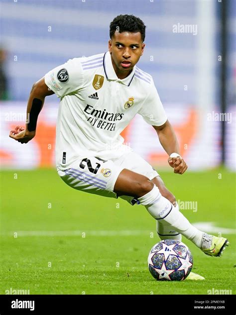 Madrid Spain 12 04 2023 Rodrygo Goes Of Real Madrid During The UEFA