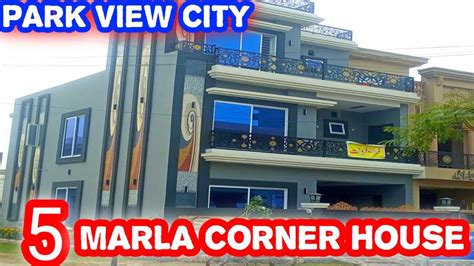 5 Marla Corner House For Sale In Park View City Lahore Double Story