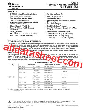 Pca Adwr Datasheet Pdf Texas Instruments