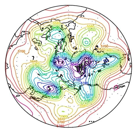 Example Of The Large Scale Circulation Types For Each Of The