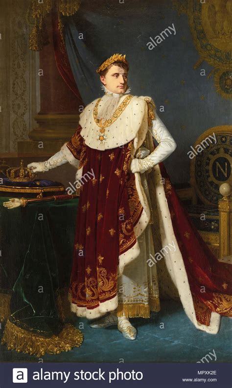 Portrait Of Emperor Napol On I Bonaparte Stock Photo