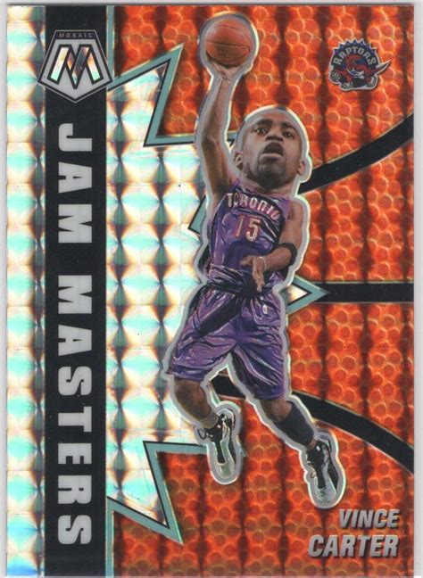 2020 21 Panini Mosaic Vince Carter Silver Mosaic Jam Masters Prizm EBay