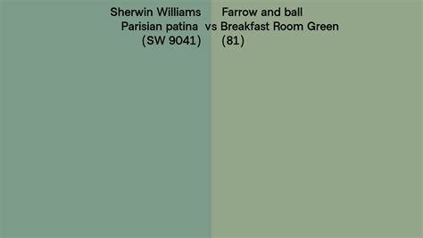 Sherwin Williams Parisian Patina Sw 9041 Vs Farrow And Ball Breakfast