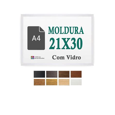 Moldura Branca X Vidro Certificado Diploma Art Imagem No Shoptime