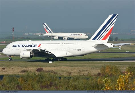 Air France Airbus A380 800 F Hpje At Paris Charles De Gaulle