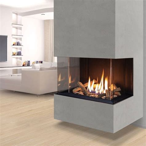 Gas Fire Three Sided 70 Lineafire Fireplaces