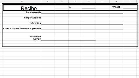 Como Fazer Modelo De Recibo No Excel Em Poucos Passos