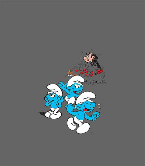 US The Smurfs Group Smurfs Gargamel 01 Digital Art by Foxxk Chimd ...