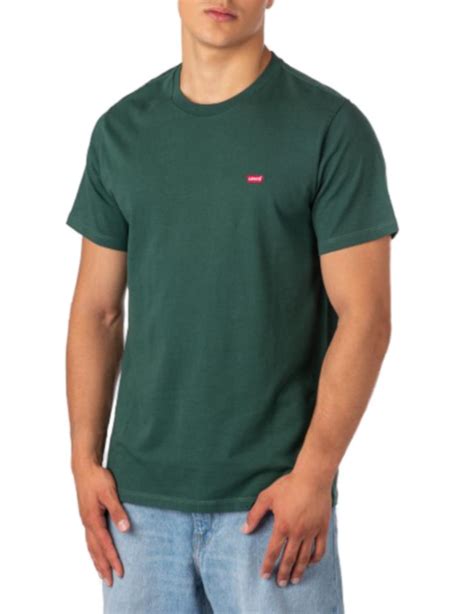 Camiseta Levis Original Hm Verde Para Hombre Z