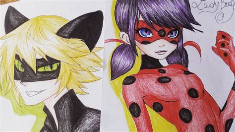 Miraculous Ladybug And Chat Noir Por Kiru Dibujando