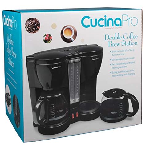 Cucinapro Double Coffee Brewer Station Great Coffee Brewers