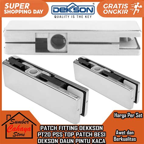 Jual Penjepit Pintu Kaca Frameless Dekkson Pt Glass Door Patch