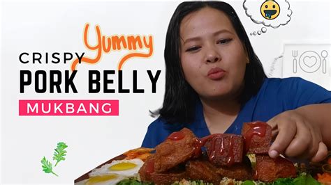 Extremely Spicy Pork Belly 😋 With Fried Rice Asmr Mukbang Porkbelly