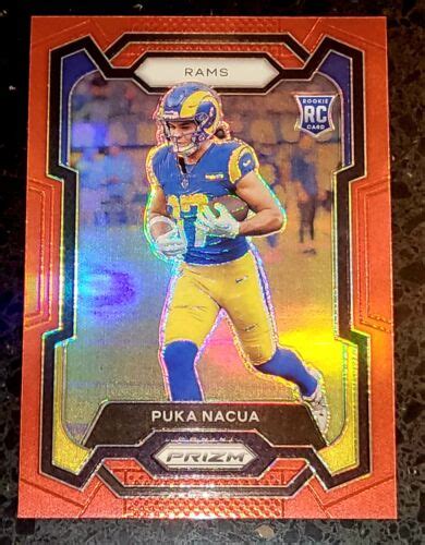 2023 Panini Prizm PUKA NACUA RED RETAIL EXCLUSIVE SSP CASE HIT ROOKIE