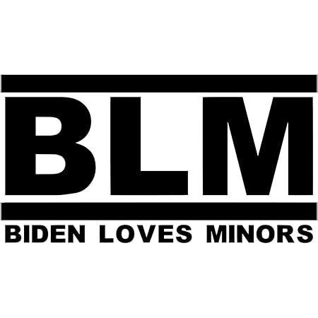 Amazon BLM Biden Loves Minors MKR Decal Vinyl Sticker Cars