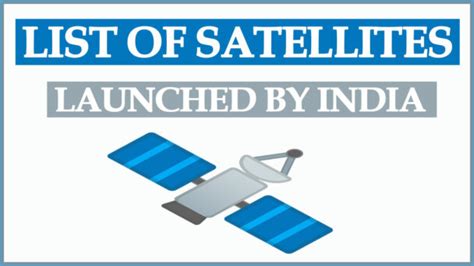 List Of Satellites Launched By India 1975 To 2024 New Updated