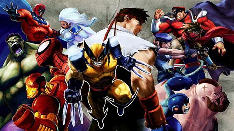 Marvel Vs Capcom And Background Marvel Vs Caom Hd Wallpaper Pxfuel