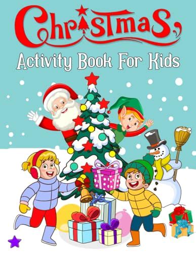 Christmas Activity Book For Kids: A Fun Kids Christmas Learning ...