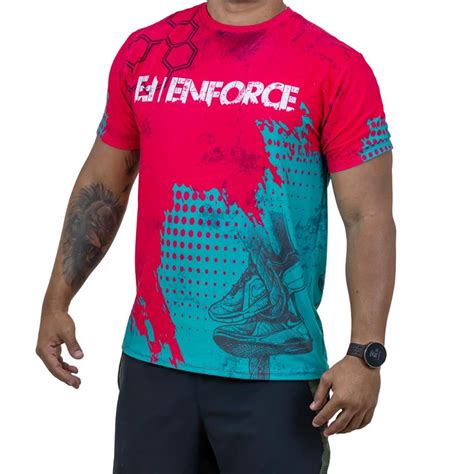 Camiseta Masculina Esportiva Dryfit Dry Fit Treino Academia Enforce