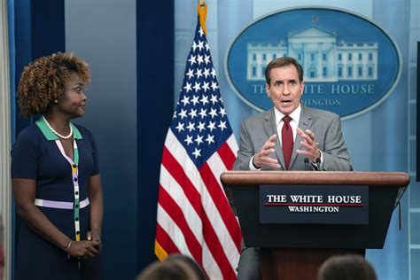 Watch Live White House Holds Briefing With Karine Jean Pierre And John