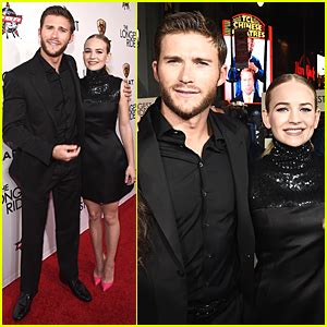 Scott Eastwood Britt Robertson Are Matching Black Co Stars At