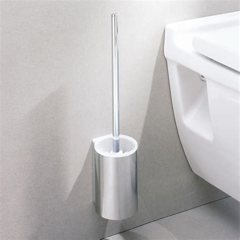 Keuco Plan Wall Mounted Toilet Brush Set