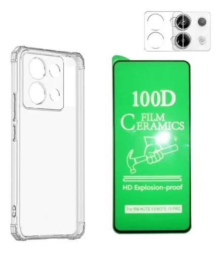 Estuche Para Redmi Note 13 Pro vidrio Cerámico vidrio Cam Cuotas