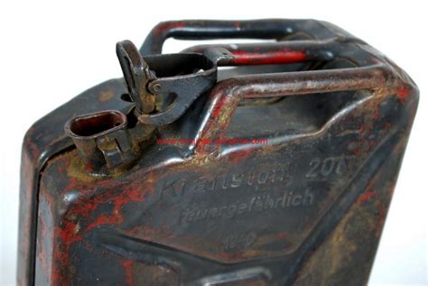 Wehrmacht 20 Liters Petrol Jerry Can Dated 1940 Original Militaria