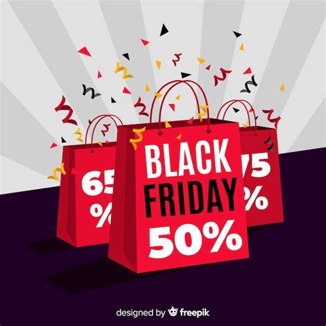 Free Vector Flat Design Black Friday Banner