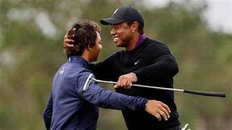 Tiger Woods describes Charlie Woods' development as duo prepare for ...