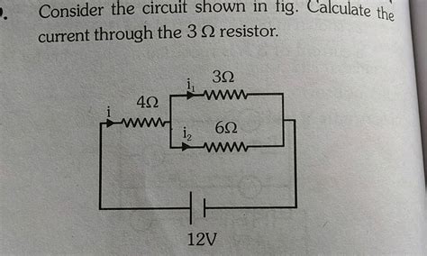 Calculate The Current I In The Circuit Shown In Fig