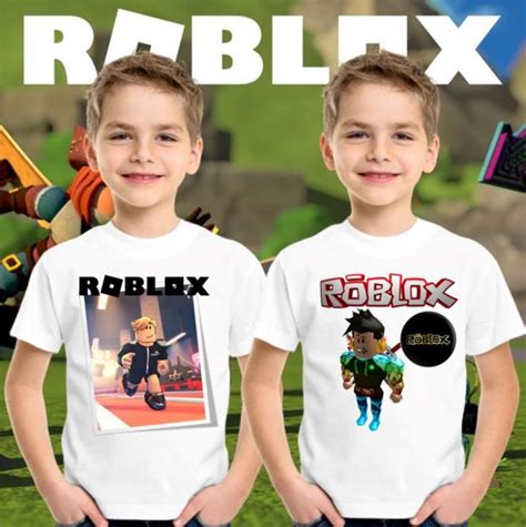 ROBLOX CHARACTER SHIRT FOR LITTLE BOY WHITE | Lazada PH