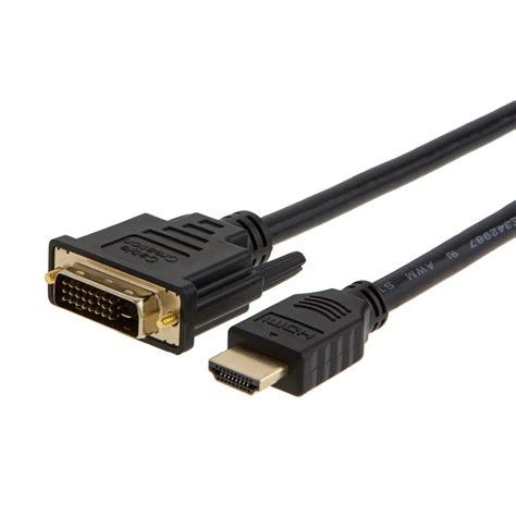 Cablecreation 16feet 5m Hdmi Male To Dvi 24 1 Male Cable Gold Plated