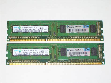 Yahooオークション Samsung製 Pc3 10600 Ddr3 1333 4gb（2gb×2枚