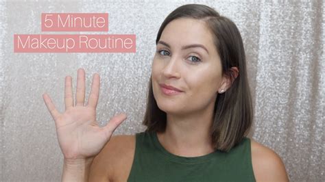 5 Minute Makeup Routine Youtube