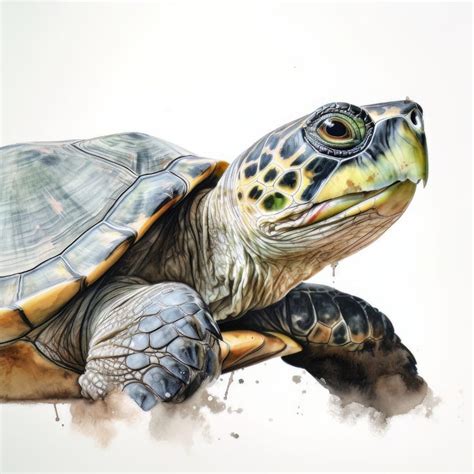 Turtle Watercolor Painting - Society6