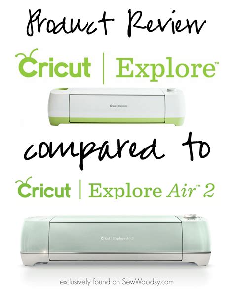 {review} Cricut Explore Vs Circut Explore Air 2 Sew Woodsy